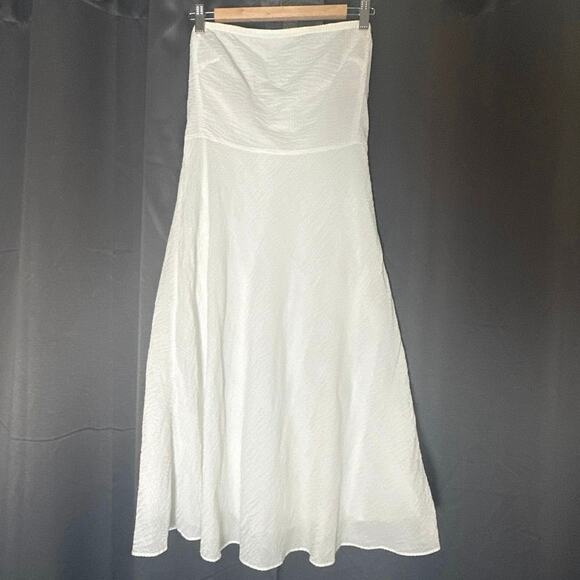 J Crew White Strapless Dress - Picture 1 of 6